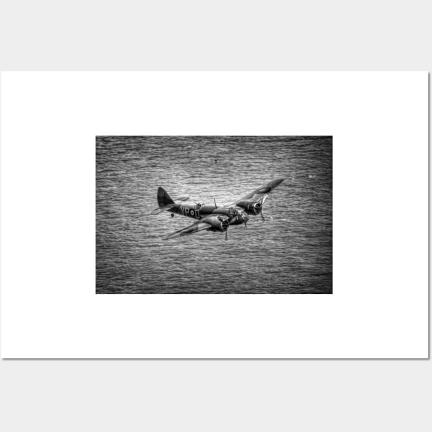 Bristol Blenheim, Black and White Wall Art by Nigdaw